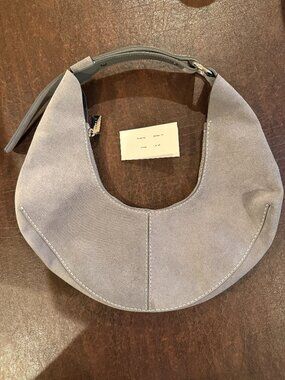 DESIGNER - Proenza Schouler White Label Christie handbag - grey suede NEW